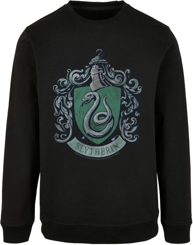 Sweatshirt 'Harry Potter - Distressed Slytherin Crest'