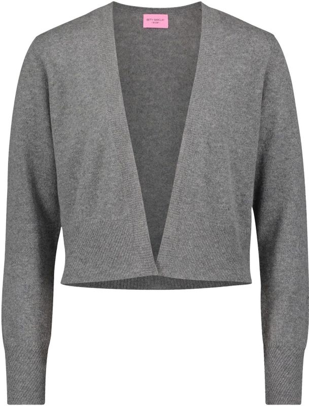 Feinstrick-Bolero mit V-Ausschnitt