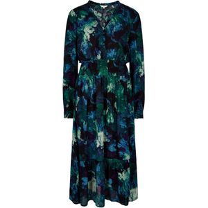 Abstract Floral Midaxi Dress ' '