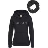 Set: Sportsweatshirt und Schal