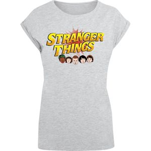 T-Shirt 'Stranger Things Comic Heads Netflix TV Series'