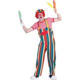Tuinbroek Circus Clown gekleurde strepen