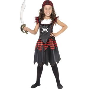 Piraten verkleedkleding meisje