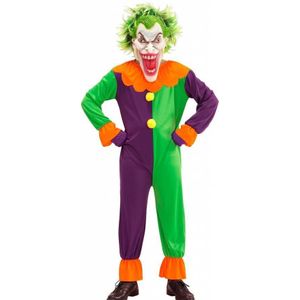 Evil joker clown horror