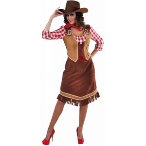 Cowgirl jurk met geruite hemd