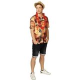 Tropische Hawaii shirt orange