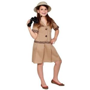 Safari meisje jurk