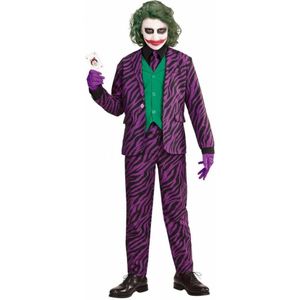 Paars Classy Joker Jongen Kostuum