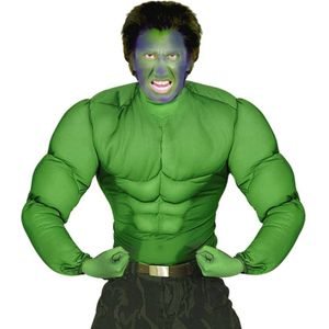 Hulk spierballen shirt groen