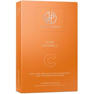 Pure Vitamin C - Voedingssupplement - Goed voor immuunsysteem, bloedvaten, huid en energiehuishouding - 90 stuks - herhaalservice