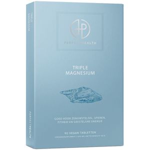 Triple Magnesium - Voedingssupplement - Goed voor zenuwstelsel, spieren en geestelijke energie - 180 stuks - voordeelverpakking