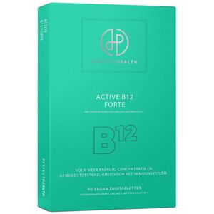 Active B12 Forte - Voedingssupplement - Active B12 Forte - Met Actieve vorm vitamine B12 en foliumzuur - 90 Vegan zuigtabletten