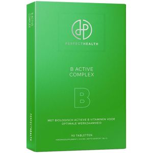 B Active Complex -  Voedingssupplement - Vitamine B1, B6, B12 en Biotine - 90-stuks - herhaalservice