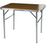 Redcliffs inklapbare campingtafel - 75 x 55 cm - Bamboe look