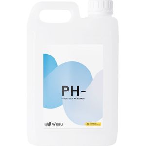 W'eau vloeibare pH minus - 5 liter