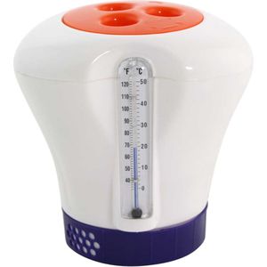 Regelbare chloor dispenser met thermometer