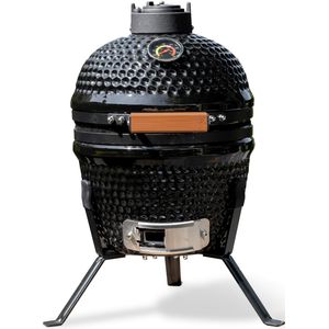 BASTE kamado barbecue mini - 13 inch - Zwart