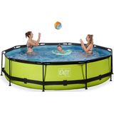 EXIT Lime zwembad - 360 x 76 cm - met filterpomp