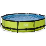 EXIT Lime zwembad - 360 x 76 cm - met filterpomp