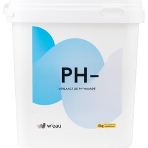 W'eau pH minus poeder - 5 kg