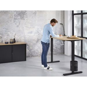 Bureau slinger 160x80cm Lichtgrijs