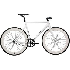 Santafixie Raval Fixie Fiets - All White 60mm