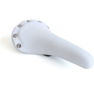 Velo - Classic Zadel - Wit - Multi Stage Gel - 4130 Chromoly Rail