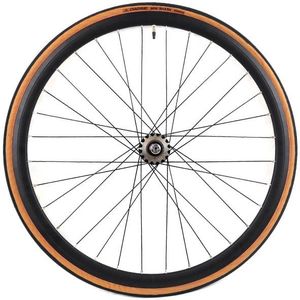 Santafixie - 30mm Achterwiel - Zwart - Aluminium - Inclusief Binnenband en Band