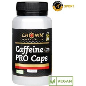 Crown Sport Nutrition Caffeine PRO Supplement 100 mg 120 capsules