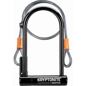 Kryptonite Keeper Standard met Kabel 4' Flex Beugelslot Zwart