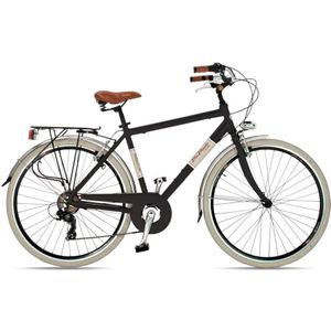 Stadsfiets - 28 Inch - Aluminium - Zwart - Shimano Versnellingen