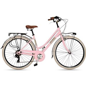 Via Veneto Elegance 28" Lady Omafiets 6S - Roze