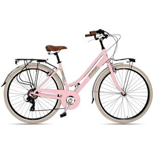 Via Veneto Elegance 28" Lady Omafiets 6S - Roze