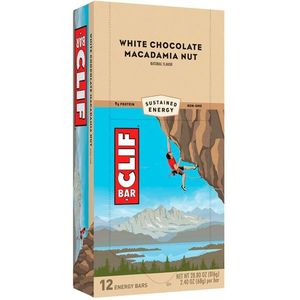 Clif Energiereep Macadanianoot en witte chocolade 68gx12st