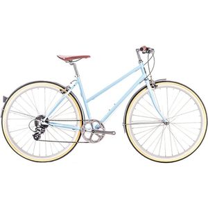 6KU - Odessa - Stadsfiets - Maryland Blue - Hi-Ten Staal - 8-Versnellingen