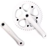 Mighty Crankset 165mm 46t - Wit