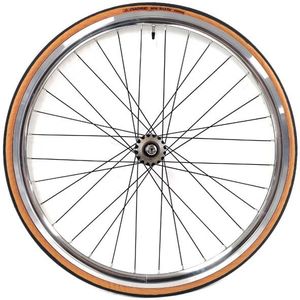 Santafixie - Achterwiel - Zilver/Zwart - Aluminium - 30mm Profiel