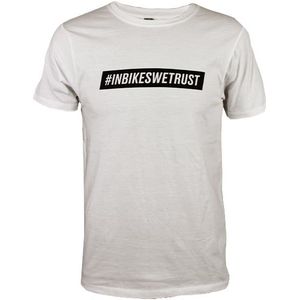 Santafixie #InBikesWeTrust T-shirt Limited Edition - Wit