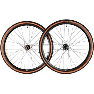 SantaFixie 30mm Wielset + Tracklocross Banden - Zwart