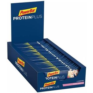 PowerBar Protein Plus L-Carnitina Energiereep Framboos x30