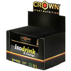 Crown Sport Nutrition Isodrink en Energy Isotone drank 12x32g Citroen