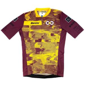 Santini - One Life Cycle Team - Wielertrui - Kastanjebruin - 100% Gerecycled PET