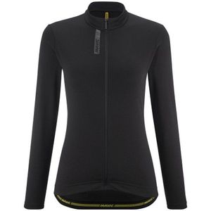 dames mavic aksium thermo trui met lange mouwen zwart