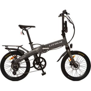 Littium Ibiza Titanium Elektrische Vouwfiets 14AH