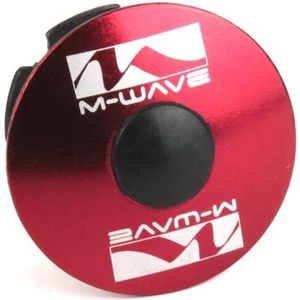 M-Wave - Ahead Balhoofdkap - Rood - Geanodiseerd Aluminium