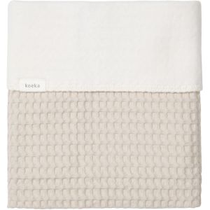 Ledikantdeken cotton fleece wafel Amsterdam