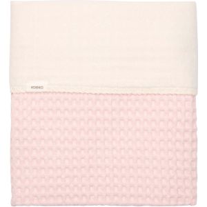 Ledikantdeken cotton fleece wafel Amsterdam