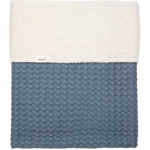 Ledikantdeken cotton fleece wafel Amsterdam