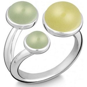 Quinn - Dames Ring - 925 / - zilver - edelsteen - 21081648