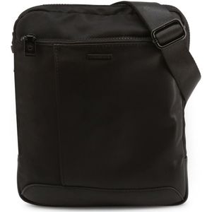 Lumberjack - Schoudertas - Zwart - Nylon met PU Leer